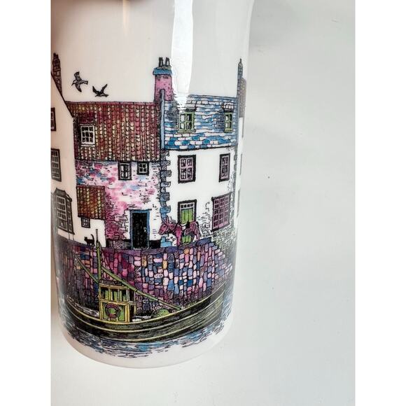 Dunoon England Fine Bone China Doorways Rose Cottage Cups set of 2- dogs & cats - Picture 4 of 11